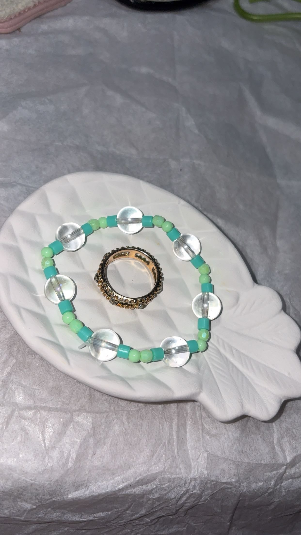 Mossy pond bracelet