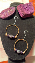 Gold hoop earrings