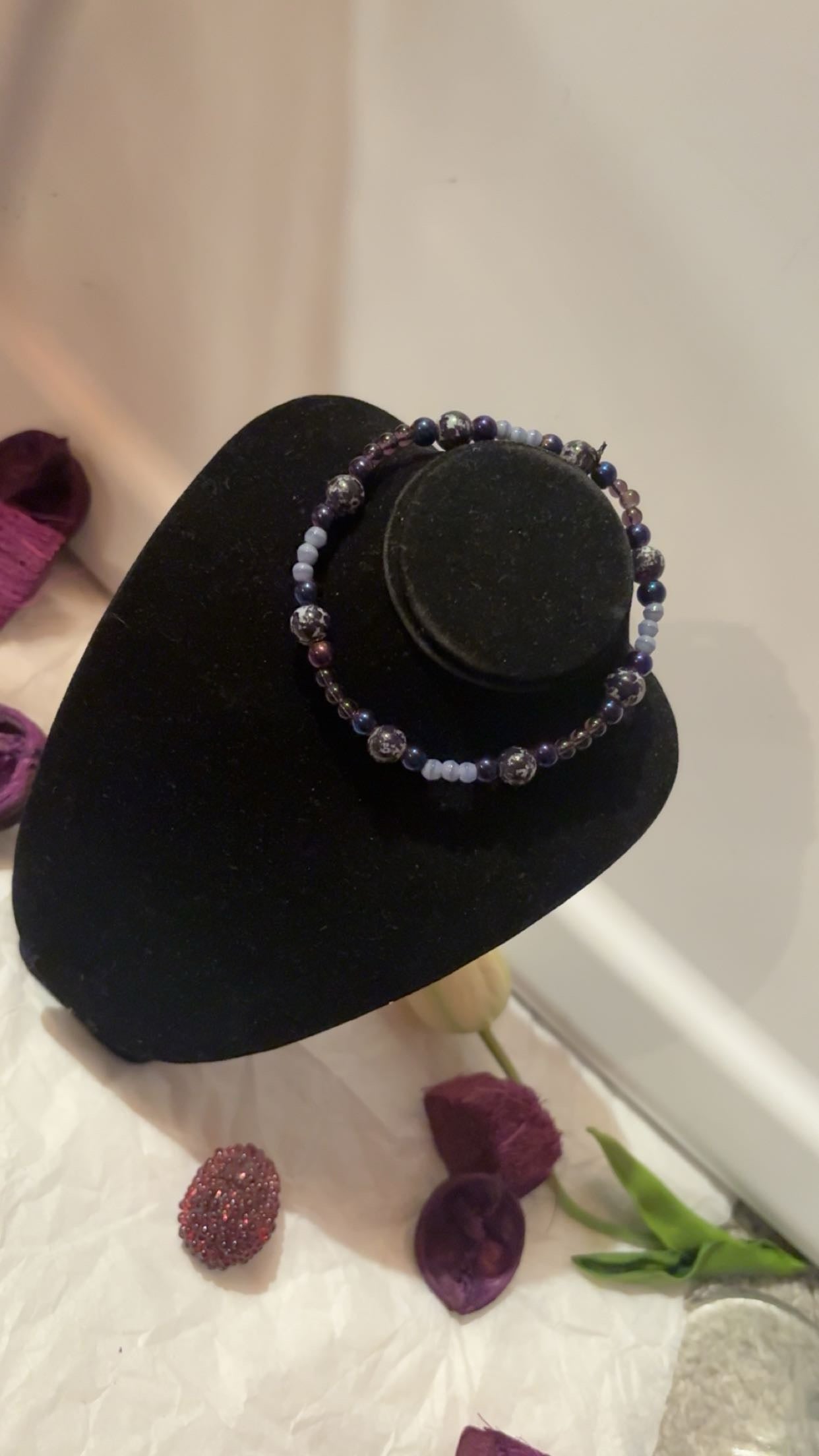 Purple Galaxy bracelet